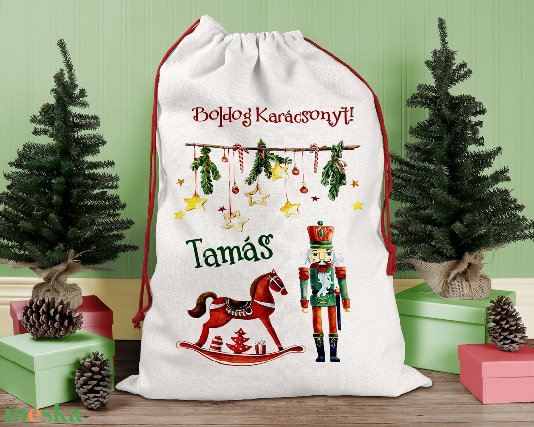 Karácsonyi ajándék zsák, zsák, egyedi névreszóló mikulás zsák - karácsony - karácsonyi ajándékozás - karácsonyi ajándékcsomagolás - Meska.hu Karácsonyi ajándék zsák, zsák, egyedi névreszóló mikulás zsák - karácsony - karácsonyi ajándékozás - karácsonyi ajándékcsomagolás - Meska.hu