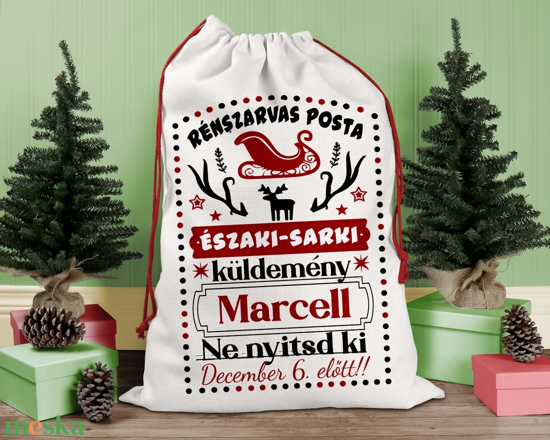 Karácsonyi ajándék zsák, zsák, egyedi névreszóló mikulás zsák - karácsony - karácsonyi ajándékozás - karácsonyi ajándékcsomagolás - Meska.hu Karácsonyi ajándék zsák, zsák, egyedi névreszóló mikulás zsák - karácsony - karácsonyi ajándékozás - karácsonyi ajándékcsomagolás - Meska.hu