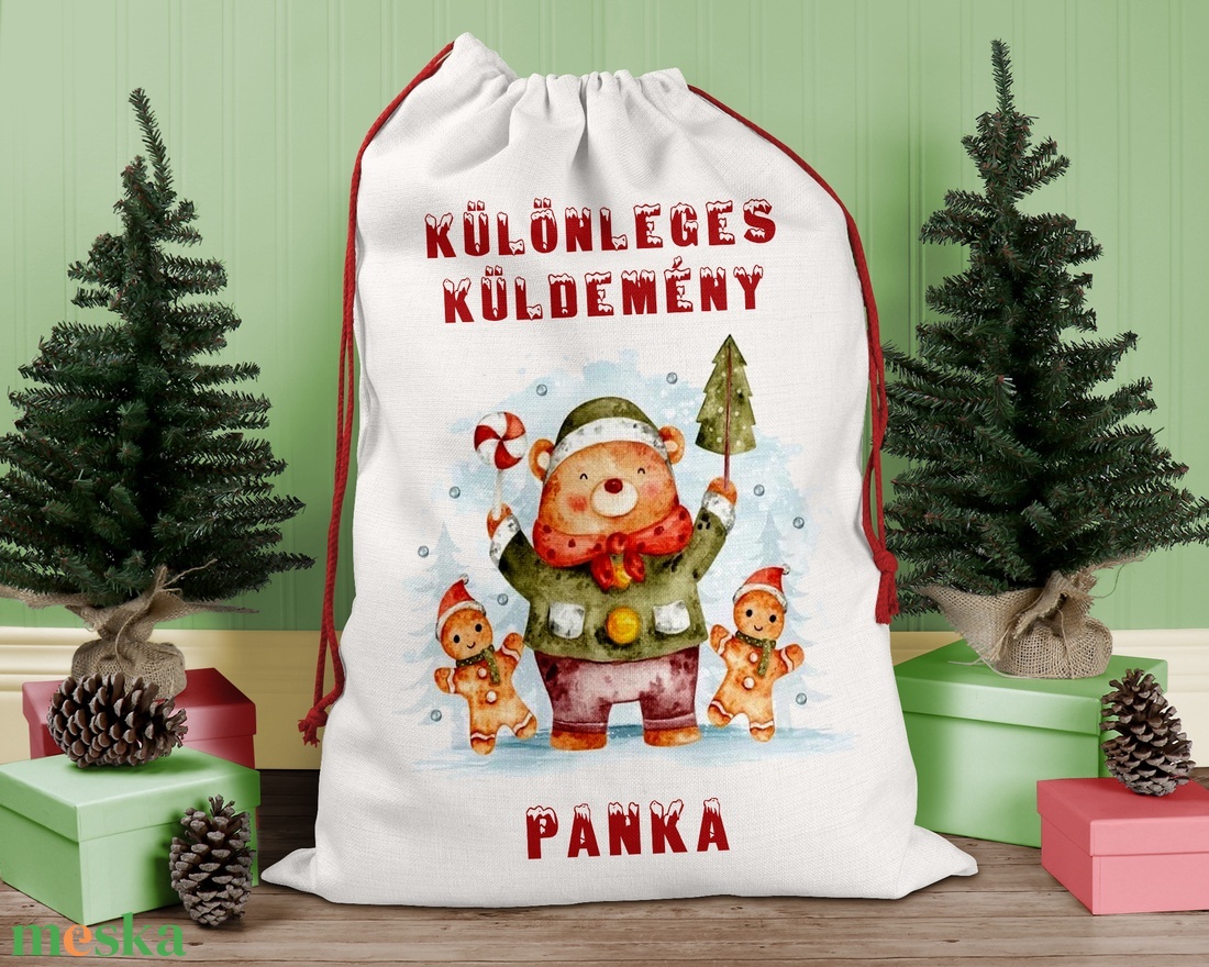 Karácsonyi ajándék zsák, zsák, egyedi névreszóló mikulás zsák - karácsony - karácsonyi ajándékozás - karácsonyi ajándékcsomagolás - Meska.hu Karácsonyi ajándék zsák, zsák, egyedi névreszóló mikulás zsák - karácsony - karácsonyi ajándékozás - karácsonyi ajándékcsomagolás - Meska.hu