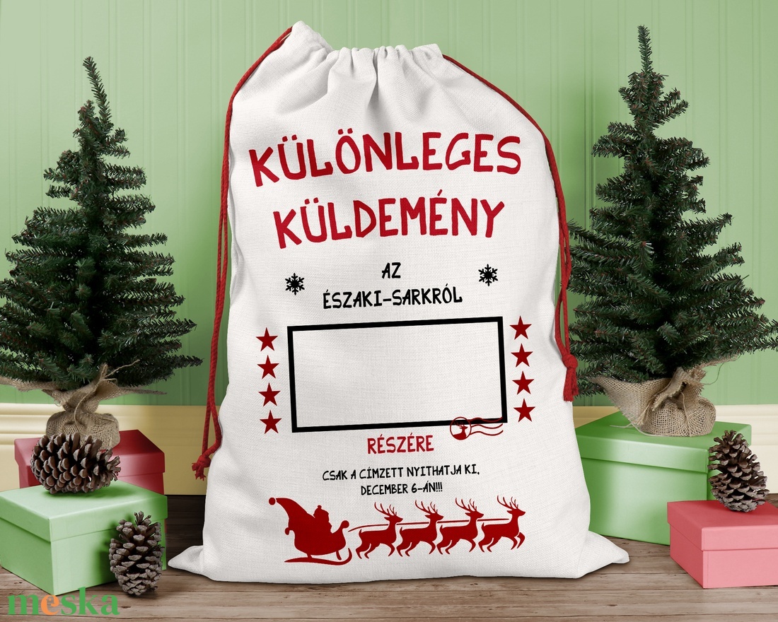 Karácsonyi ajándék zsák, zsák, egyedi névreszóló mikulás zsák - karácsony - karácsonyi ajándékozás - karácsonyi ajándékcsomagolás - Meska.hu Karácsonyi ajándék zsák, zsák, egyedi névreszóló mikulás zsák - karácsony - karácsonyi ajándékozás - karácsonyi ajándékcsomagolás - Meska.hu
