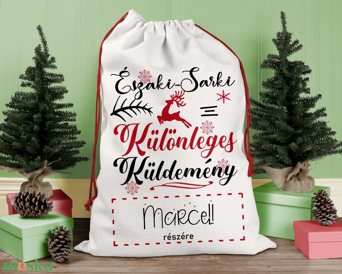 Karácsonyi ajándék zsák, zsák, egyedi névreszóló mikulás zsák - karácsony - karácsonyi ajándékozás - karácsonyi ajándékcsomagolás - Meska.hu Karácsonyi ajándék zsák, zsák, egyedi névreszóló mikulás zsák - karácsony - karácsonyi ajándékozás - karácsonyi ajándékcsomagolás - Meska.hu