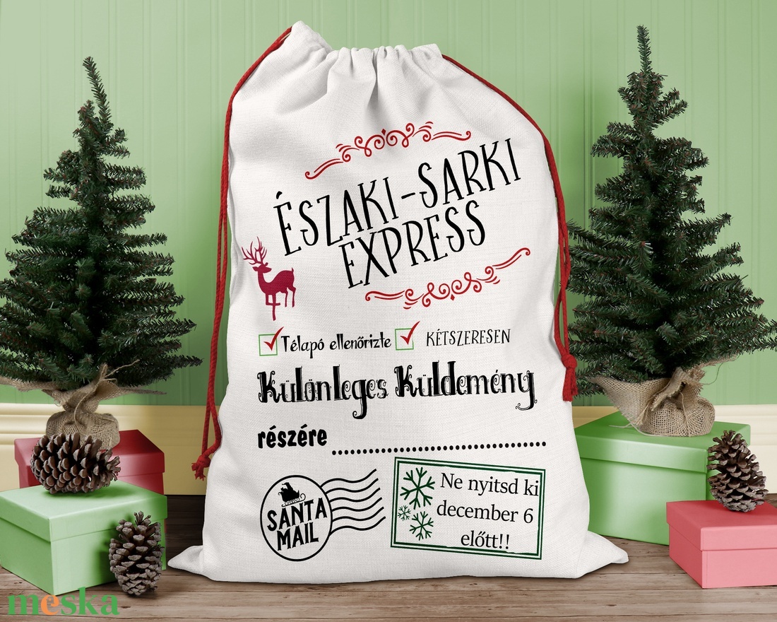 Karácsonyi ajándék zsák, zsák, egyedi névreszóló mikulás zsák - karácsony - karácsonyi ajándékozás - karácsonyi ajándékcsomagolás - Meska.hu Karácsonyi ajándék zsák, zsák, egyedi névreszóló mikulás zsák - karácsony - karácsonyi ajándékozás - karácsonyi ajándékcsomagolás - Meska.hu