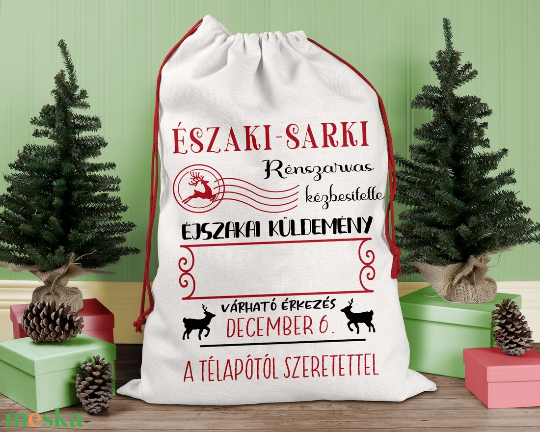 Karácsonyi ajándék zsák, zsák, egyedi névreszóló mikulás zsák - karácsony - karácsonyi ajándékozás - karácsonyi ajándékcsomagolás - Meska.hu Karácsonyi ajándék zsák, zsák, egyedi névreszóló mikulás zsák - karácsony - karácsonyi ajándékozás - karácsonyi ajándékcsomagolás - Meska.hu