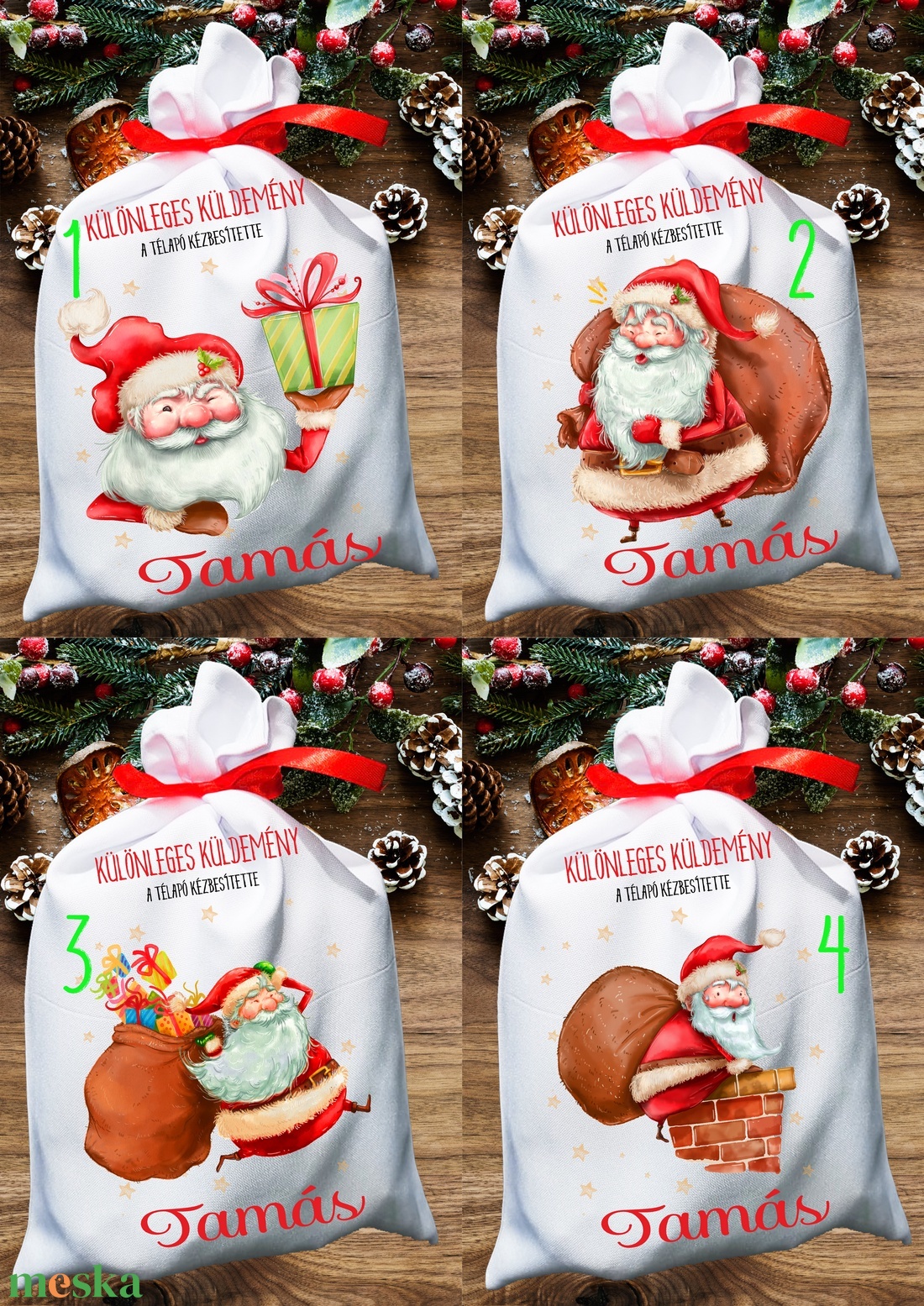 Mikulás zsák, névreszóló mikulás zsák, egyedi mikulás zsák - karácsony - mikulás - mikulás zsák, zokni, csizma - Meska.hu Mikulás zsák, névreszóló mikulás zsák, egyedi mikulás zsák - karácsony - mikulás - mikulás zsák, zokni, csizma - Meska.hu