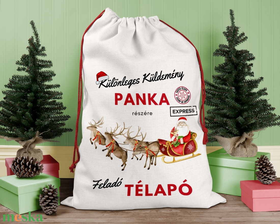 Karácsonyi ajándék zsák, zsák, egyedi névreszóló mikulás zsák - karácsony - karácsonyi ajándékozás - karácsonyi ajándékcsomagolás - Meska.hu Karácsonyi ajándék zsák, zsák, egyedi névreszóló mikulás zsák - karácsony - karácsonyi ajándékozás - karácsonyi ajándékcsomagolás - Meska.hu