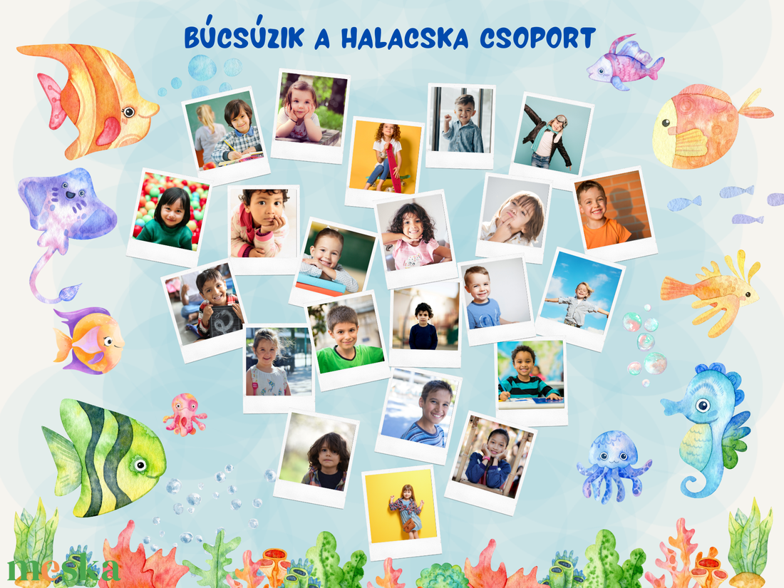 Tabló, ovis-bölcsi-sulis, búcsúzunk falikép ballagásra, ovisjelek - otthon & életmód - dekoráció - kép & falikép - poszter - Meska.hu