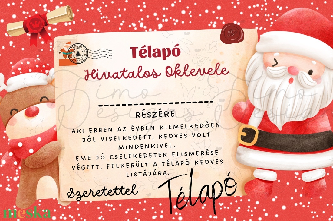 Mikulás oklevél sablon, Télapó oklevél, névreszóló, egyedi, Nyomtatható Mikulás oklevél sablon - karácsony - karácsonyi ajándékozás - karácsonyi képeslap, üdvözlőlap, ajándékkísérő - Meska.hu Mikulás oklevél sablon, Télapó oklevél, névreszóló, egyedi, Nyomtatható Mikulás oklevél sablon - karácsony - karácsonyi ajándékozás - karácsonyi képeslap, üdvözlőlap, ajándékkísérő - Meska.hu