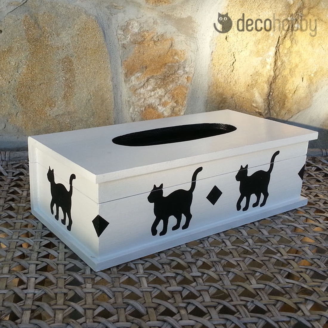 Black Cat (cicás papírzsebkendő tartó) - - Meska.hu Black Cat (cicás papírzsebkendő tartó) - - Meska.hu