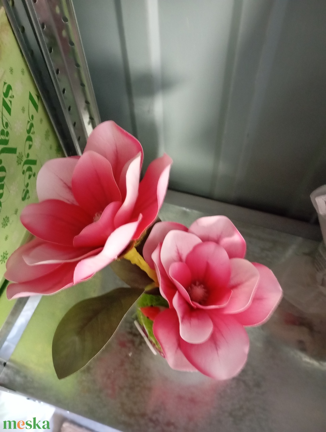 Magnolia asztalidísz  - otthon & életmód - dekoráció - asztal és polc dekoráció - asztaldísz - Meska.hu