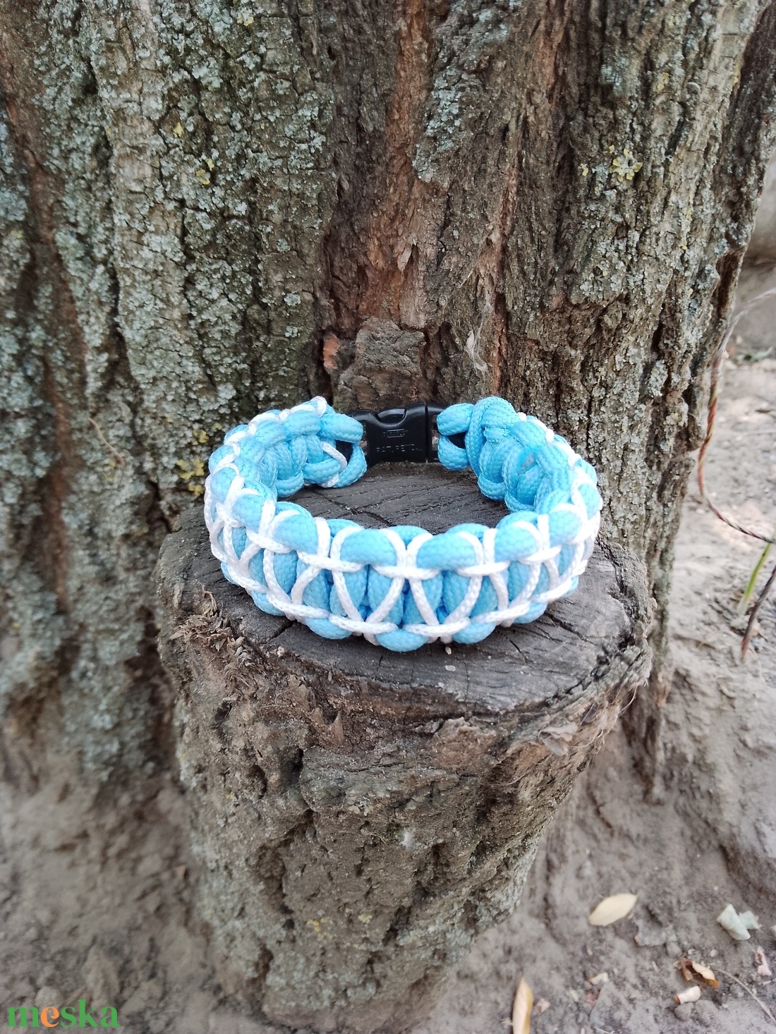 Stitched Cobra Paracord Bracelet - ékszer - karkötő - fonott karkötő - Meska.hu