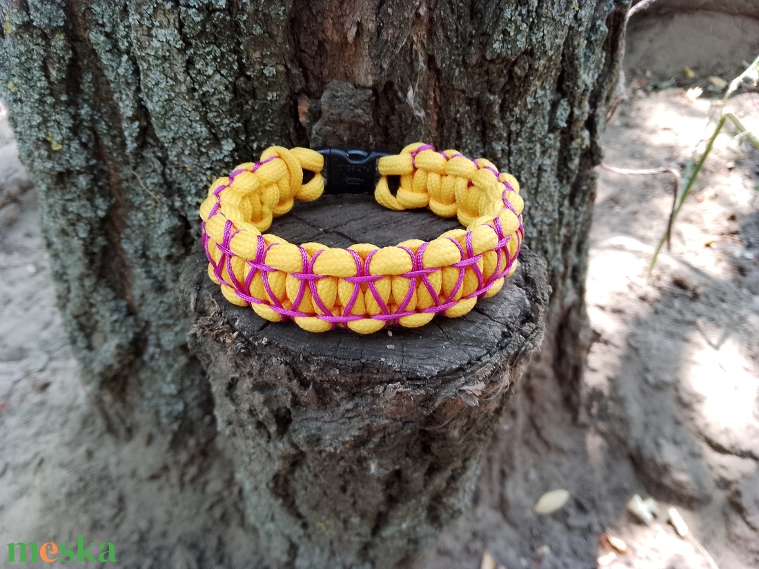 Stitched Cobra Paracord Bracelet - ékszer - karkötő - fonott karkötő - Meska.hu