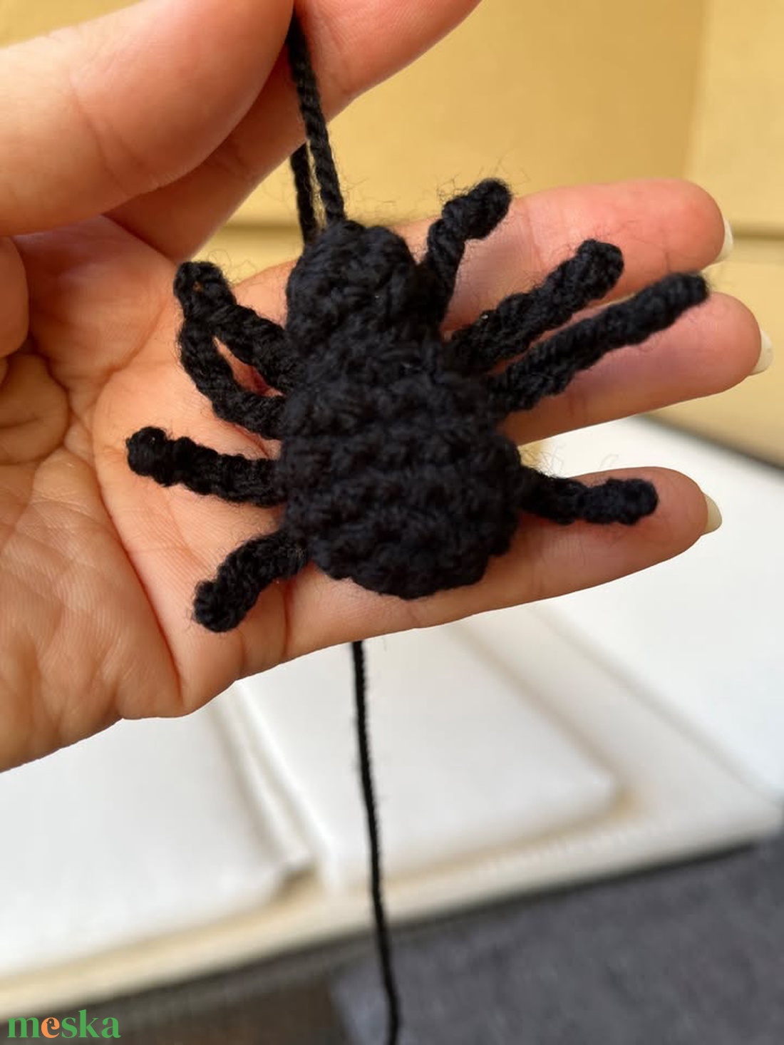 Kézzel készített horgolt pók - otthon & életmód - dekoráció - halloween - halloweeni figurák - Meska.hu