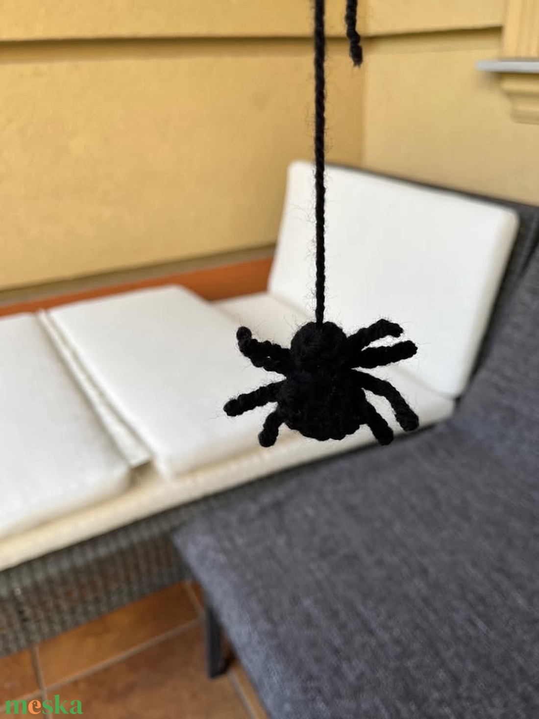 Kézzel készített horgolt pók - otthon & életmód - dekoráció - halloween - halloweeni figurák - Meska.hu