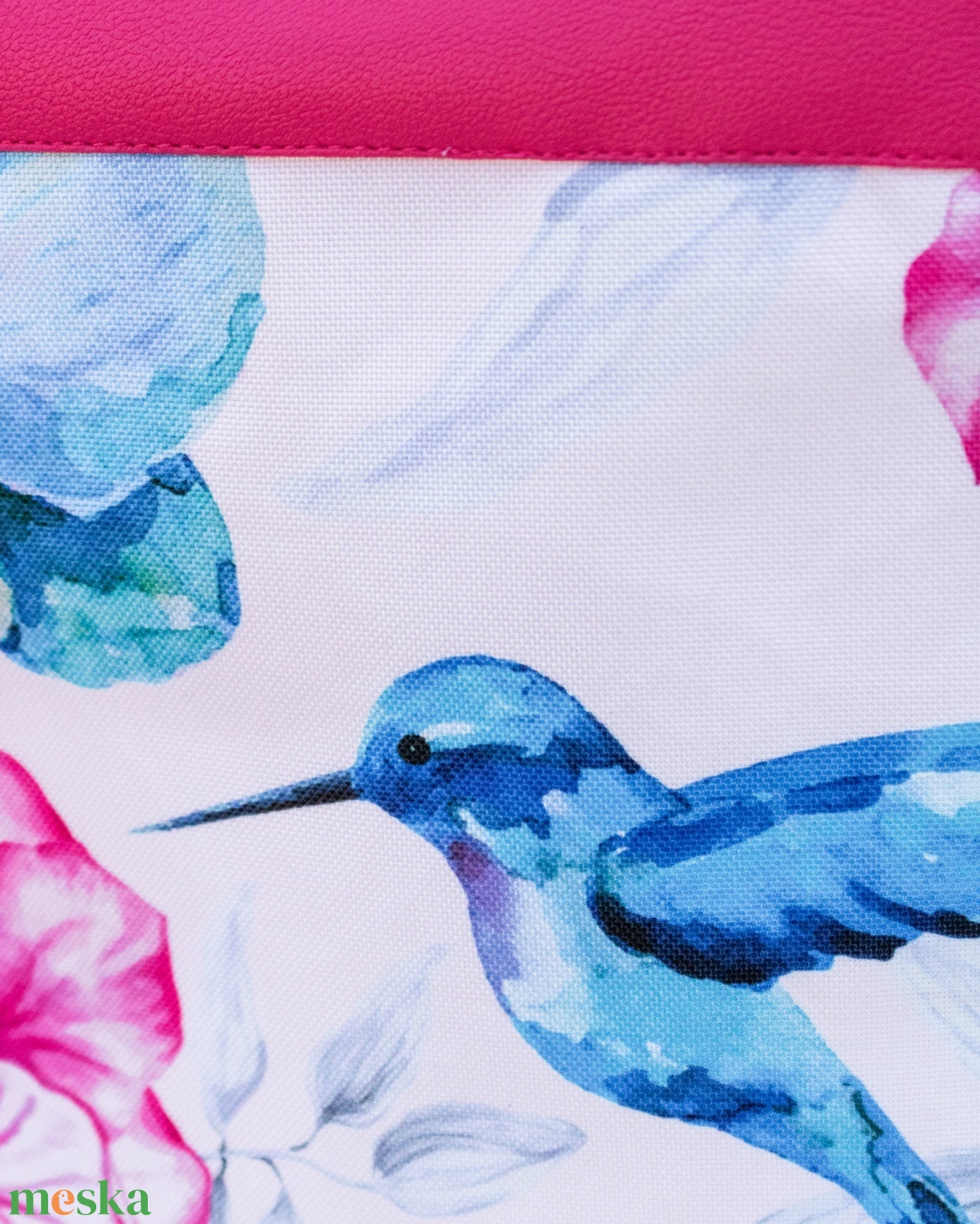 Kolibris oldaltáska - pink - táska & tok - kézitáska & válltáska - vállon átvethető táska - Meska.hu Kolibris oldaltáska - pink - táska & tok - kézitáska & válltáska - vállon átvethető táska - Meska.hu