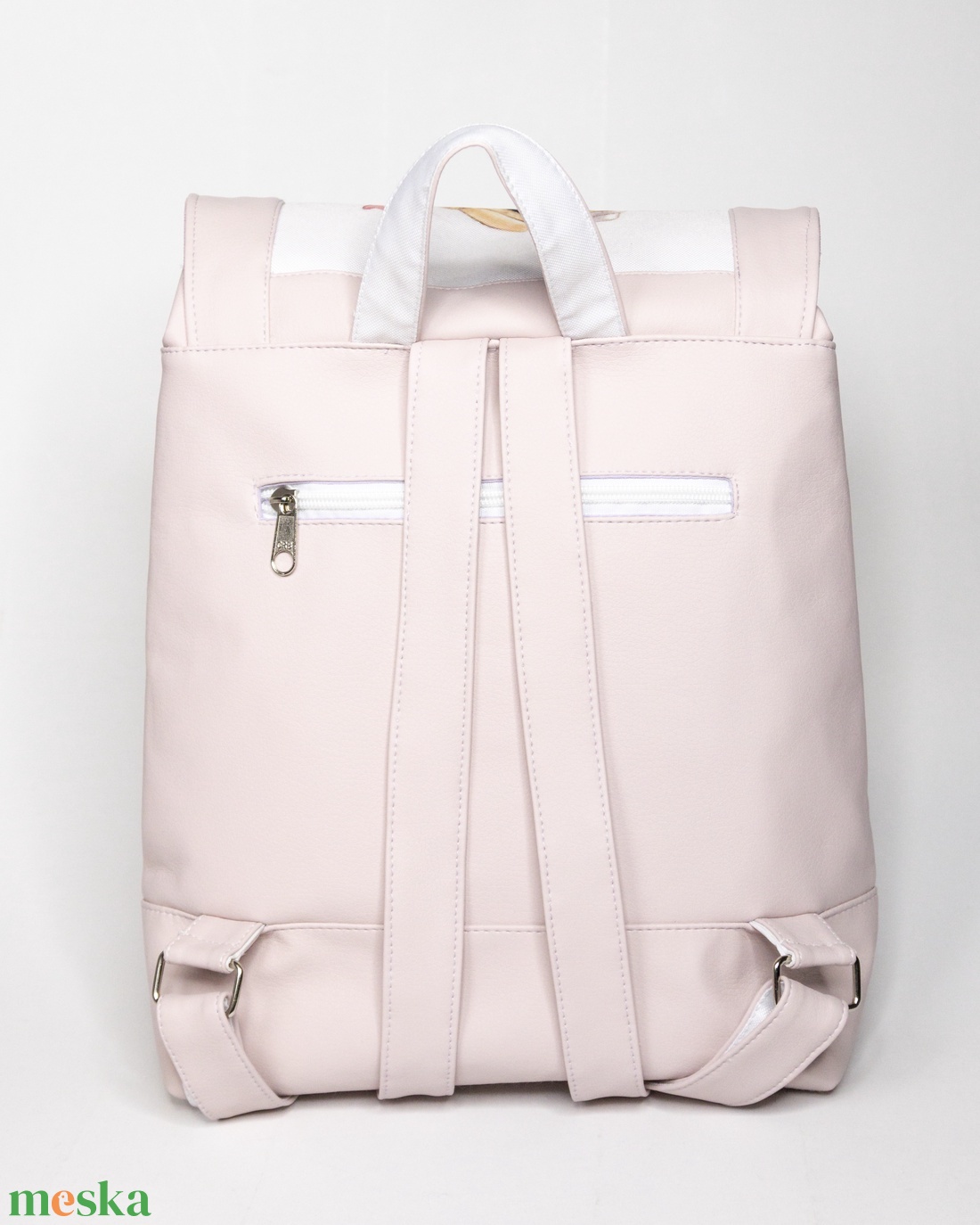 Babarózsaszín anyukás hátizsák - táska & tok - hátizsák - hátizsák - Meska.hu