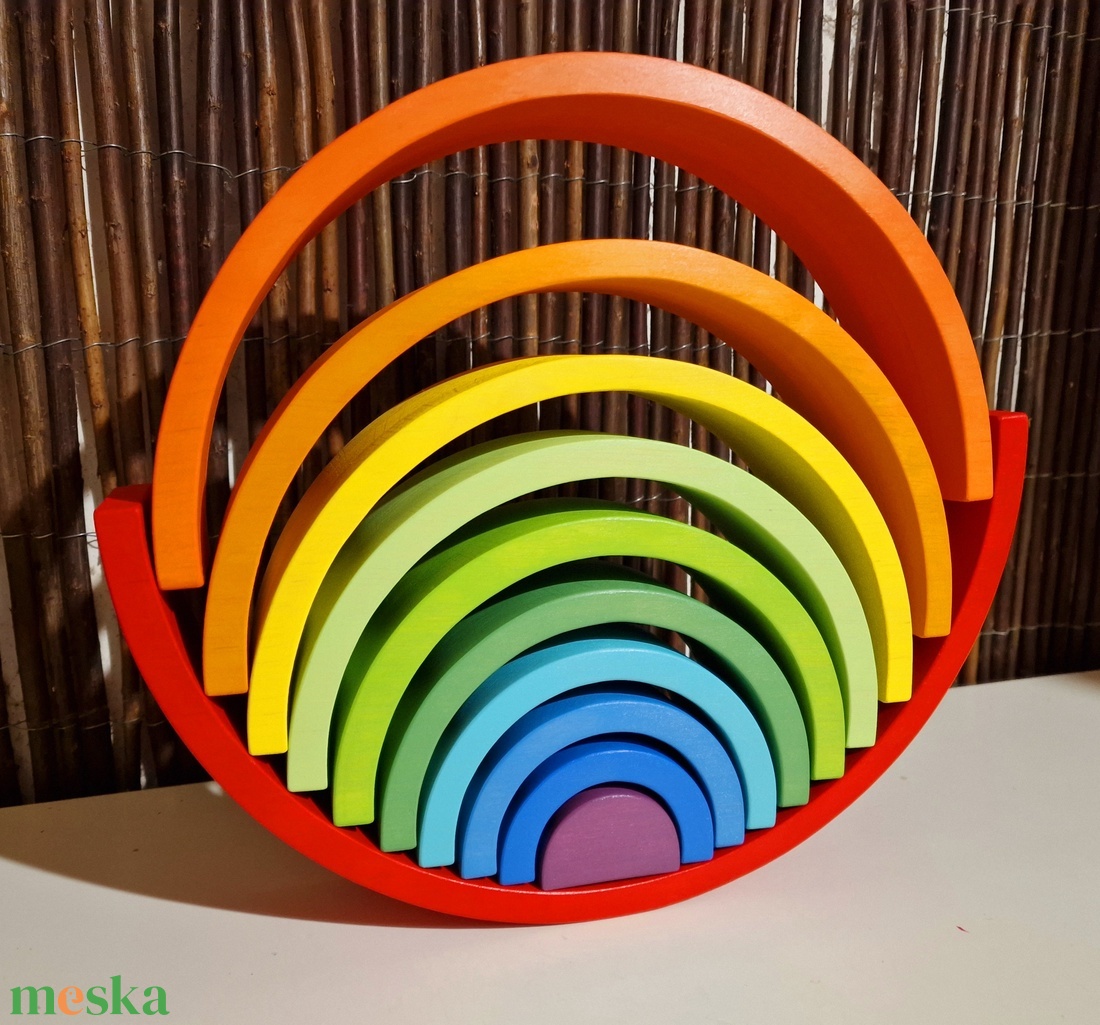 Nagy szivárvány - játék & sport - készségfejlesztő és logikai játék - montessori szivárvány, waldorf játékok - Meska.hu Nagy szivárvány - játék & sport - készségfejlesztő és logikai játék - montessori szivárvány, waldorf játékok - Meska.hu