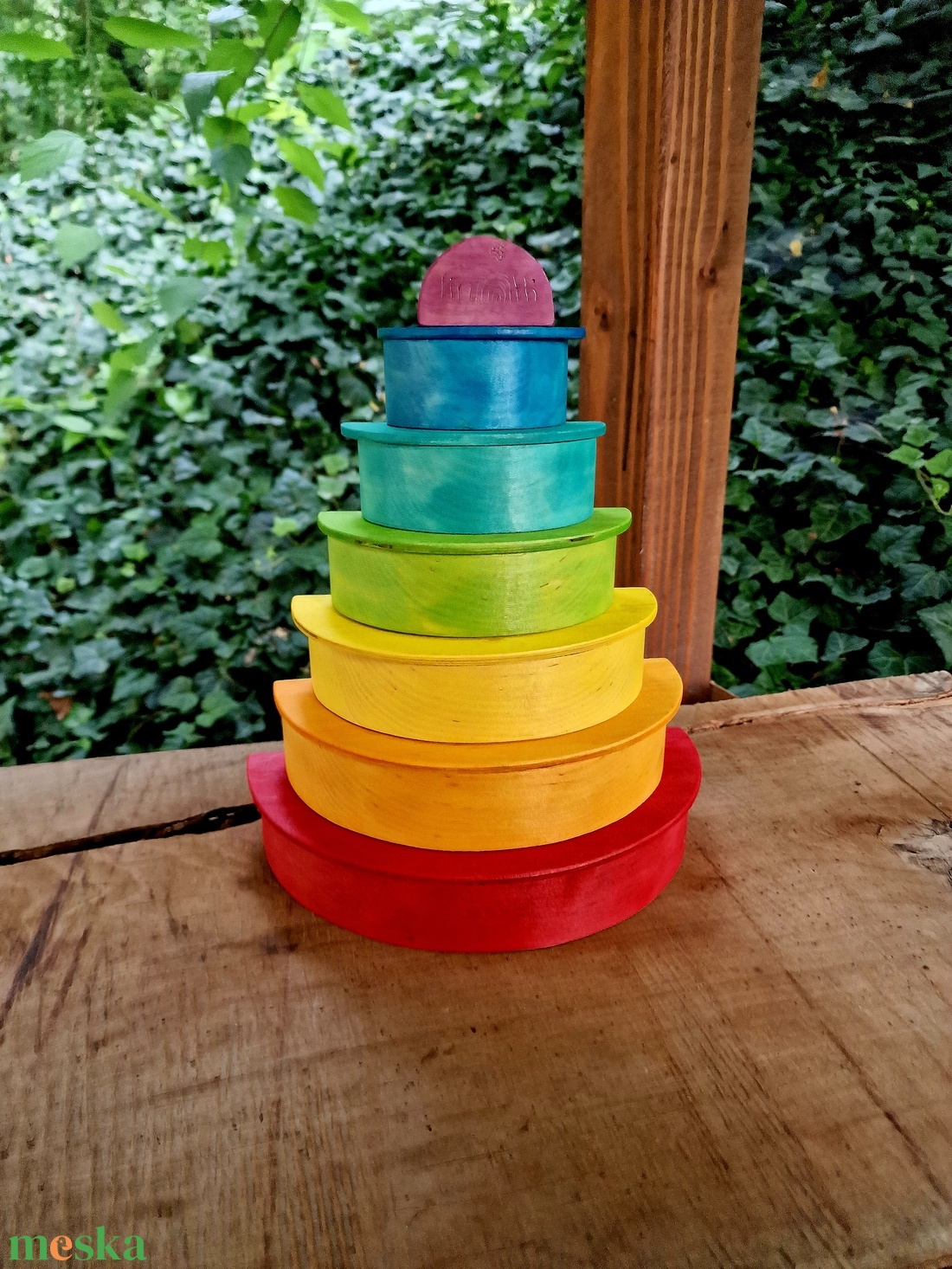 Szivárvány - szivárvány lapokkal - játék & sport - készségfejlesztő és logikai játék - montessori szivárvány, waldorf játékok - Meska.hu Szivárvány - szivárvány lapokkal - játék & sport - készségfejlesztő és logikai játék - montessori szivárvány, waldorf játékok - Meska.hu