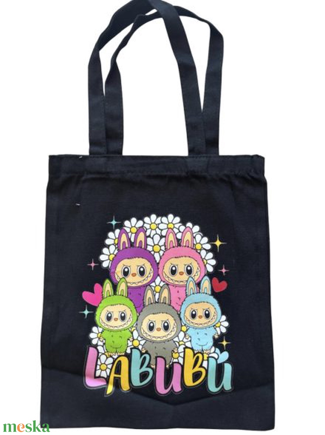 Labubu - táska - táska & tok - bevásárlás & shopper táska - shopper, textiltáska, szatyor - Meska.hu
