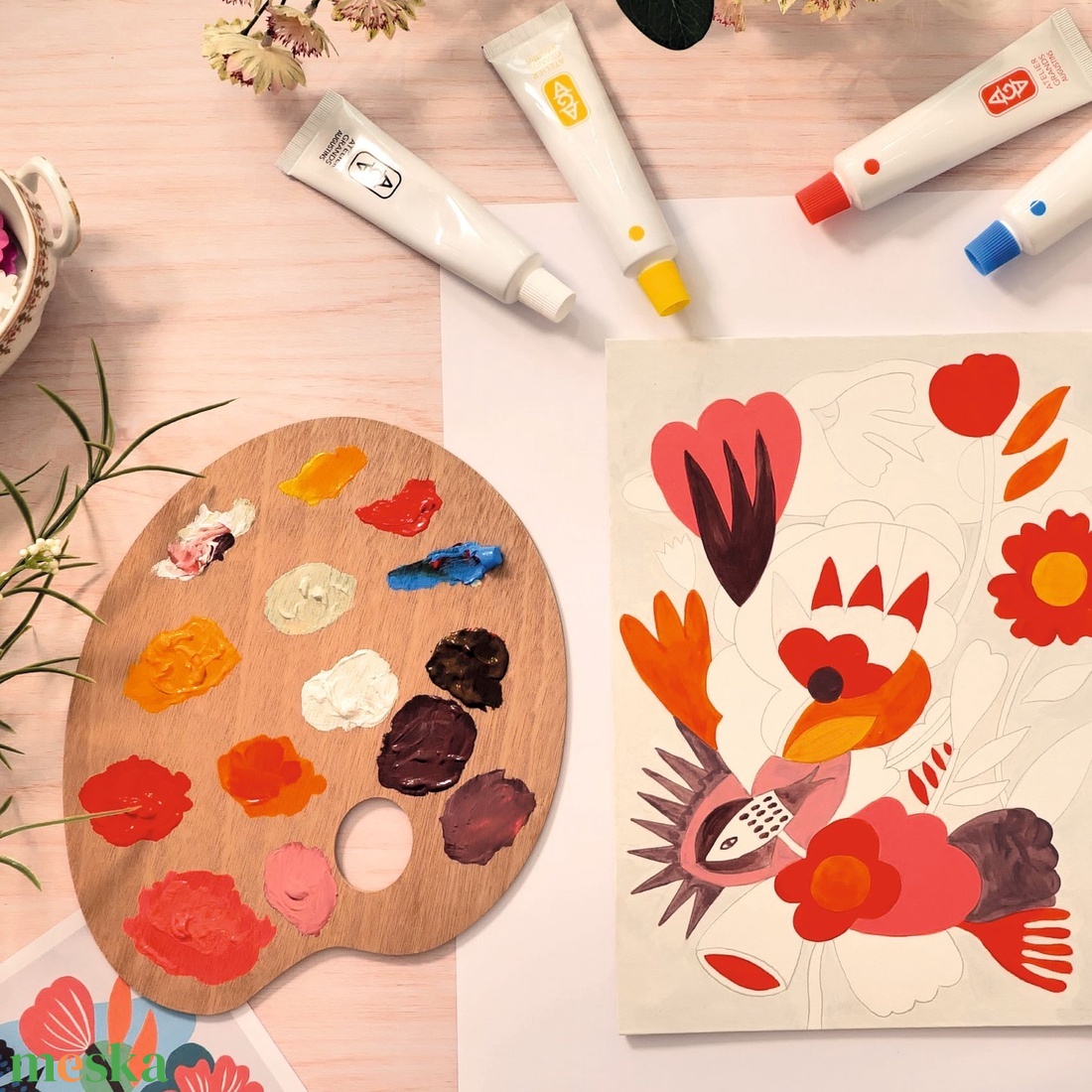 Műterem 23 - Színkeverés, Csendélet kreatív szett - diy (csináld magad) - egységcsomag - Meska.hu Műterem 23 - Színkeverés, Csendélet kreatív szett - diy (csináld magad) - egységcsomag - Meska.hu