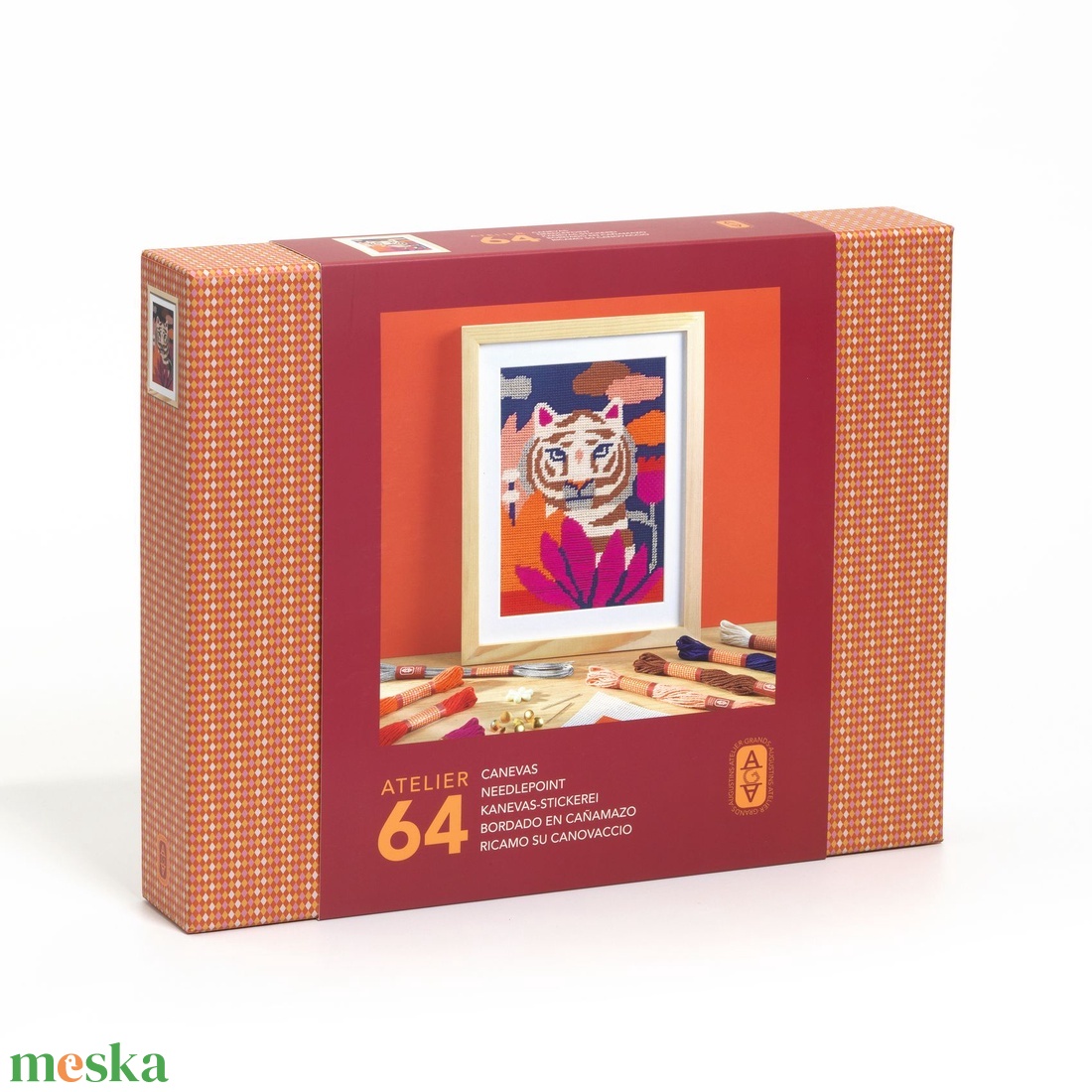 Műterem 64 - Tűhímzés, Alkony kreatív szett - diy (csináld magad) - egységcsomag - Meska.hu