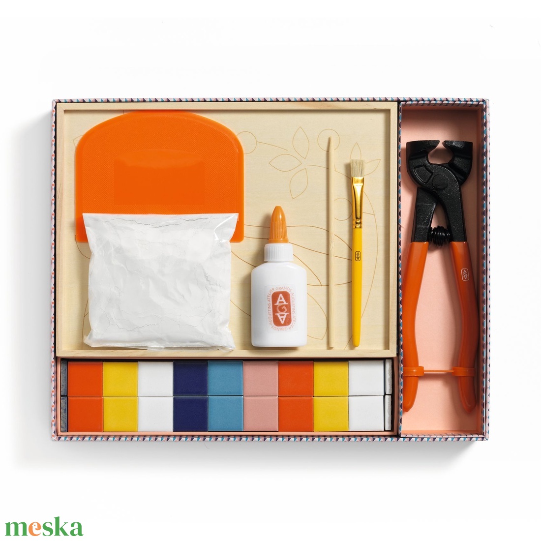Műterem 72 - Mozaikkép, Szítakötő kreatív készlet - diy (csináld magad) - egységcsomag - Meska.hu