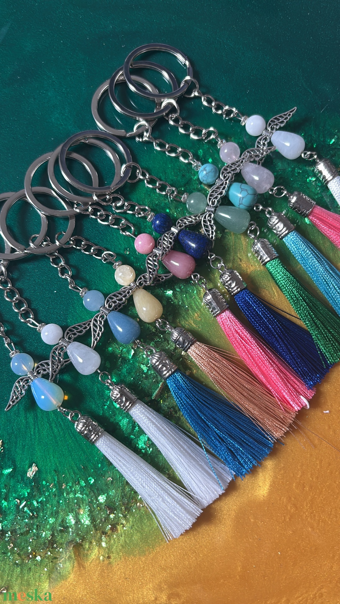 Angyalka kulcstartó - táska & tok - kulcstartó & táskadísz - kulcstartó - Meska.hu