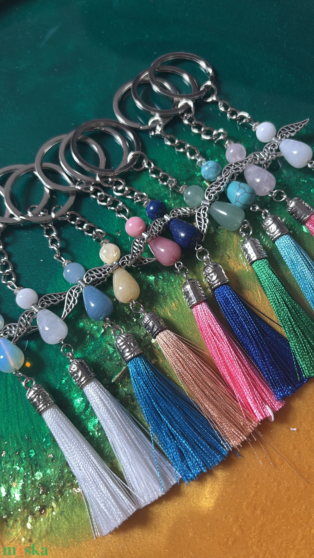 Angyalka kulcstartó - táska & tok - kulcstartó & táskadísz - kulcstartó - Meska.hu