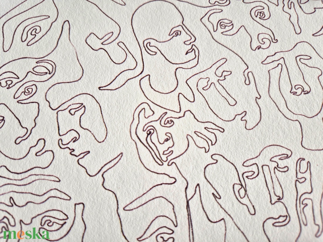 'Szövet' � Egyedi giclée nyomat - művészet - grafika & illusztráció - művészi nyomat - Meska.hu