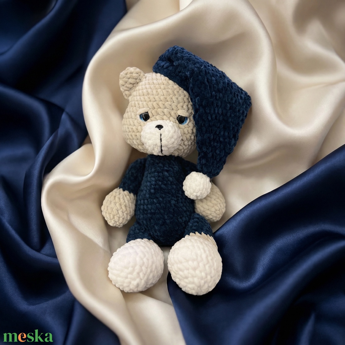 Noah the Bear � kézzel horgolt maci plüss - játék & sport - plüssállat & játékfigura - maci - Meska.hu