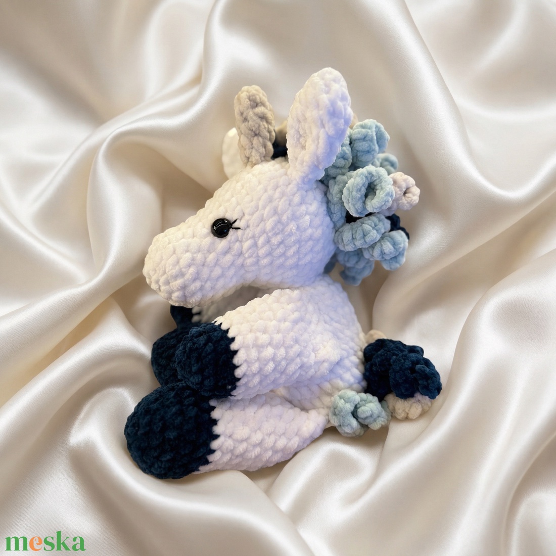 Luna the Unicorn � kézzel horgolt unikornis plüss - játék & sport - plüssállat & játékfigura - unikornis - Meska.hu