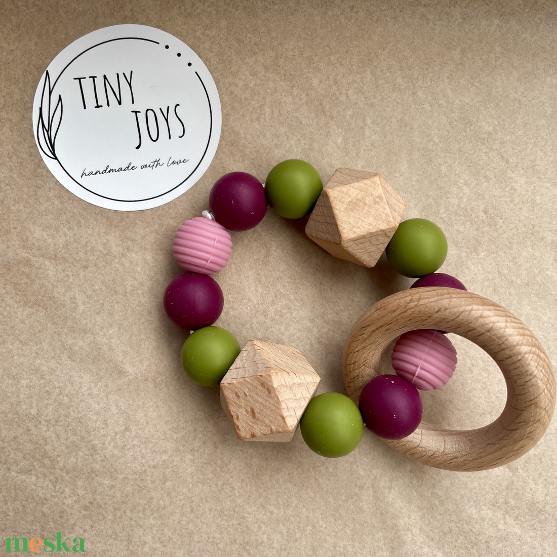 Bogyólugas rágóka - játék & sport - 3 éves kor alattiaknak - rágcsalánc - Meska.hu