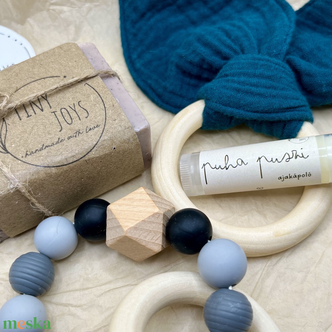 Boldog Anya � Boldog Baba Mini BOX - Hullámok csendje kollekció - játék & sport - babalátogató ajándékcsomag - Meska.hu