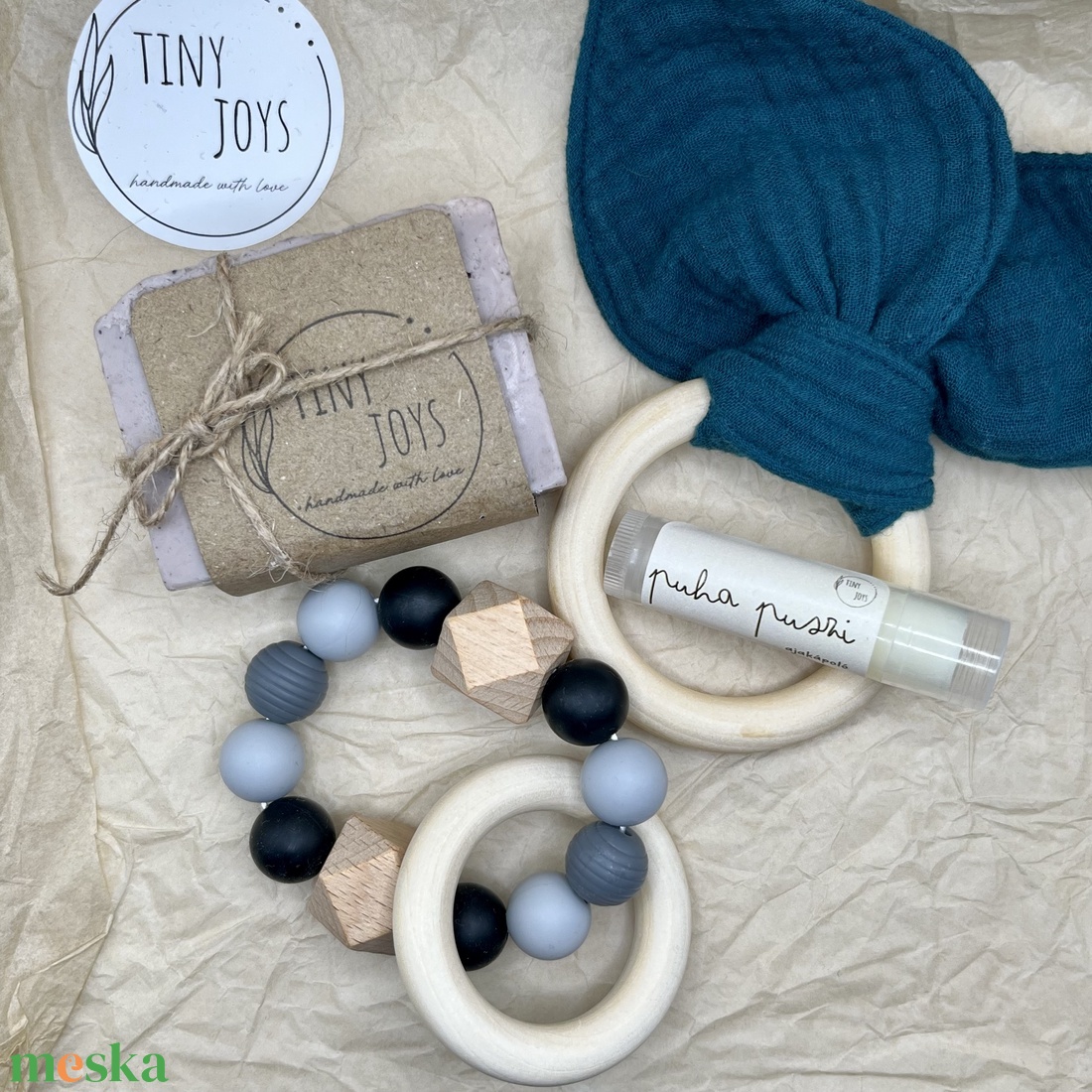 Boldog Anya � Boldog Baba Mini BOX - Hullámok csendje kollekció - játék & sport - babalátogató ajándékcsomag - Meska.hu