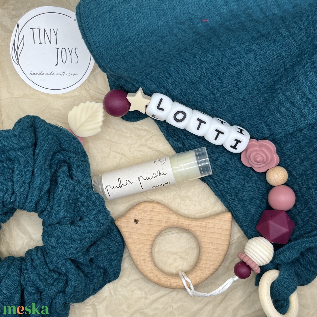 Boldog Anya � Boldog Baba Basic BOX - Aranyló homok kollekció - játék & sport - babalátogató ajándékcsomag - Meska.hu