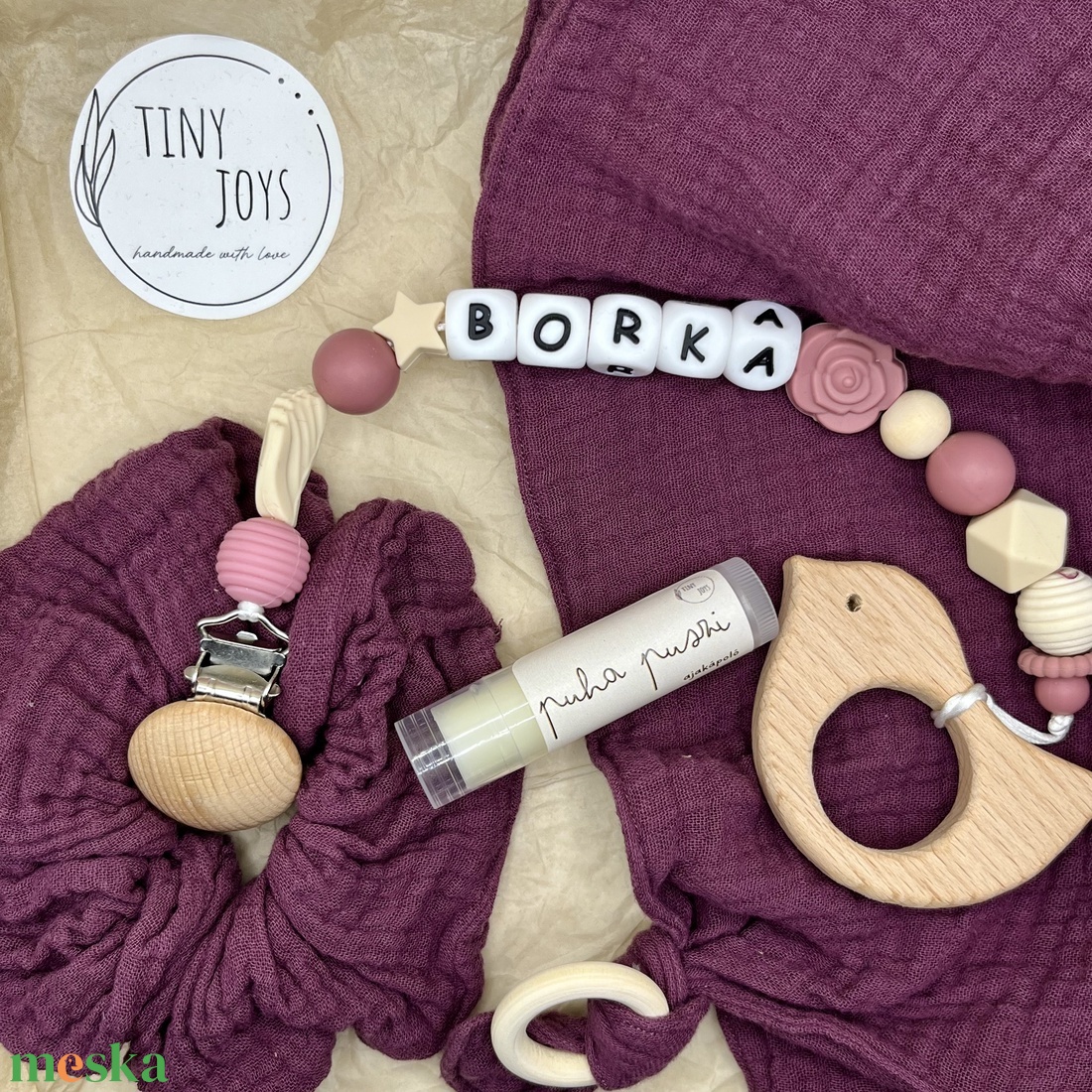 Boldog Anya � Boldog Baba Basic BOX - Ébredő tavasz kollekció - játék & sport - babalátogató ajándékcsomag - Meska.hu