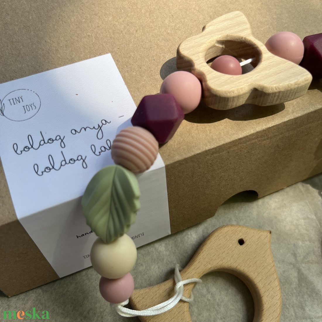 Tavasz Rágcsalánc - baba - mama - baba játékok - cumilánc - Meska.hu