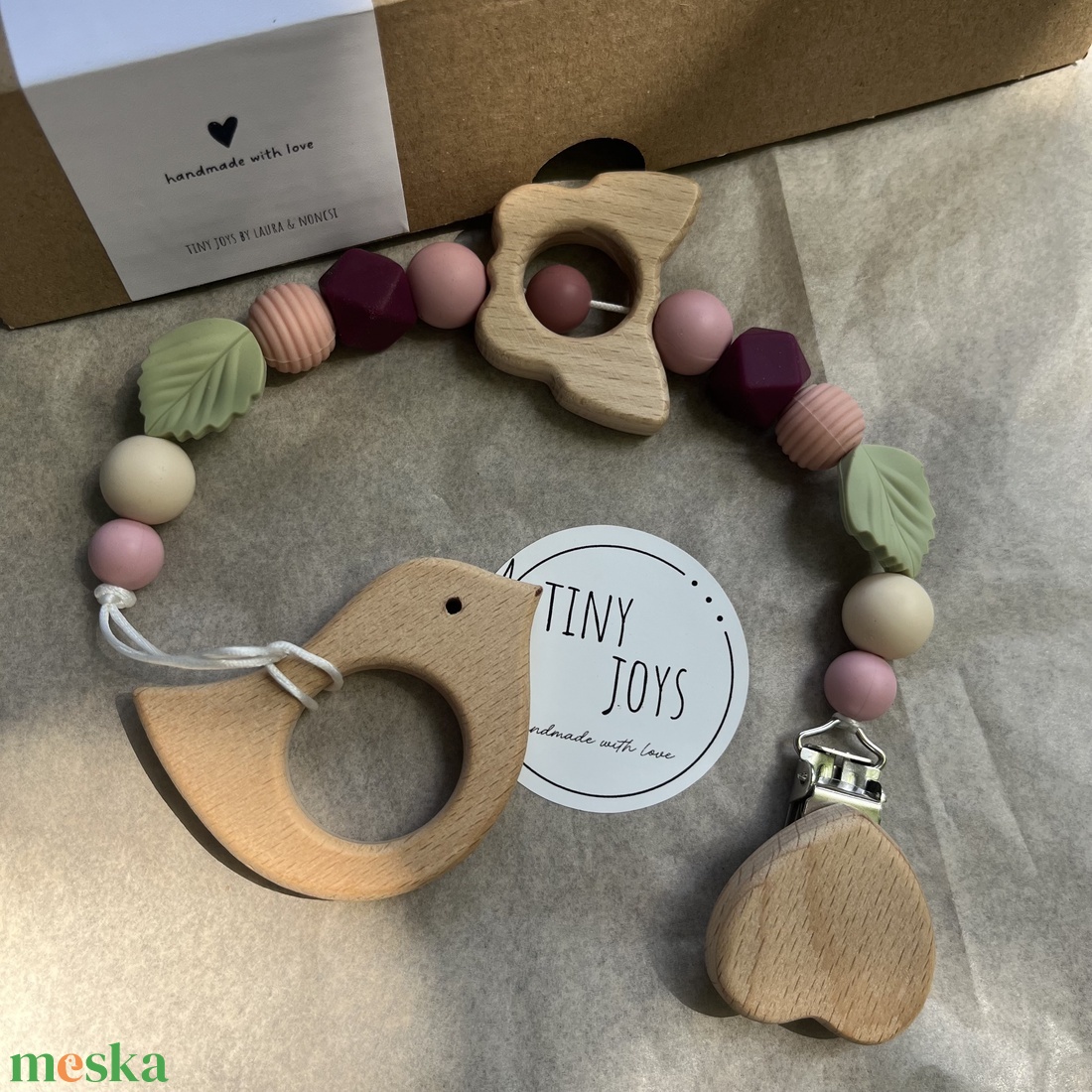 Tavasz Rágcsalánc - baba - mama - baba játékok - cumilánc - Meska.hu