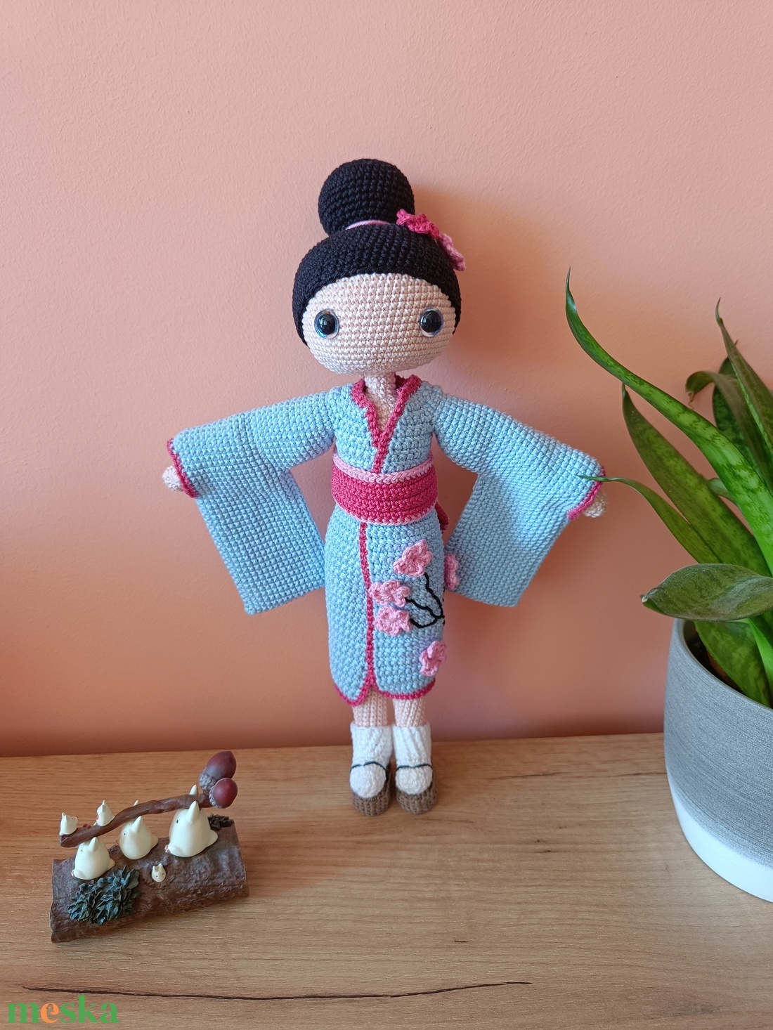Amigurumi gésa - játék & sport - plüssállat & játékfigura - ember - Meska.hu Amigurumi gésa - játék & sport - plüssállat & játékfigura - ember - Meska.hu