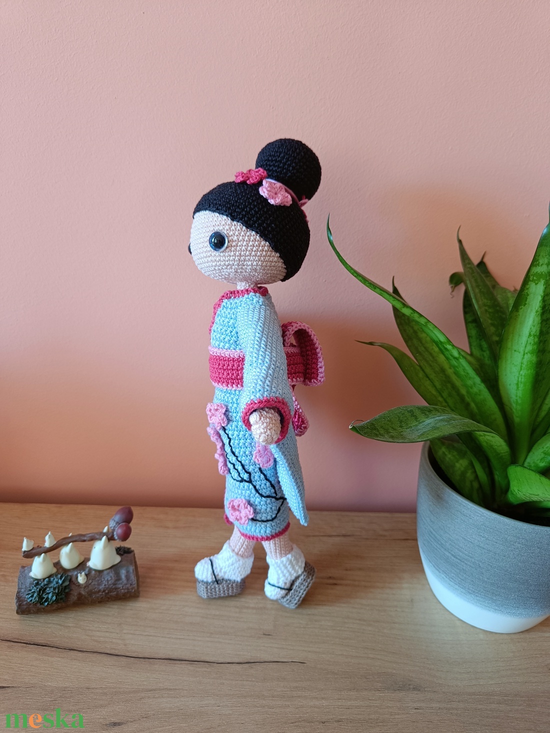 Amigurumi gésa - játék & sport - plüssállat & játékfigura - ember - Meska.hu Amigurumi gésa - játék & sport - plüssállat & játékfigura - ember - Meska.hu