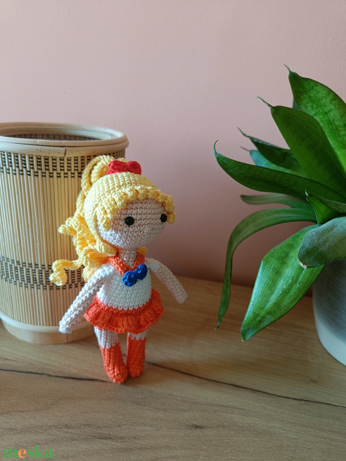 Amigurumi japán animefigura - SailorVenus - játék & sport - plüssállat & játékfigura - plüss mesefigurák - Meska.hu Amigurumi japán animefigura - SailorVenus - játék & sport - plüssállat & játékfigura - plüss mesefigurák - Meska.hu