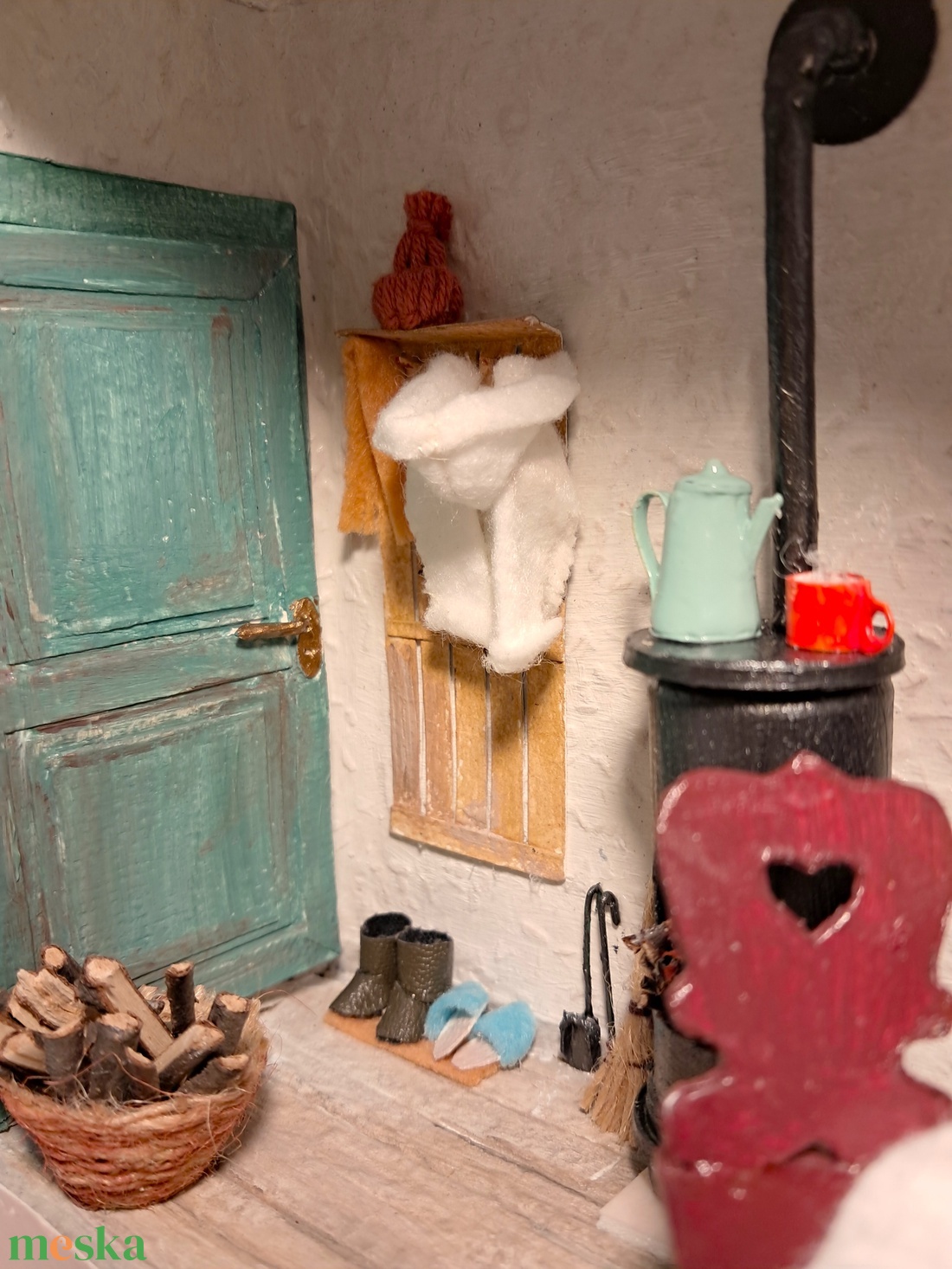 Téli szoba - polcdísz - otthon & életmód - dekoráció - dísztárgy - Meska.hu