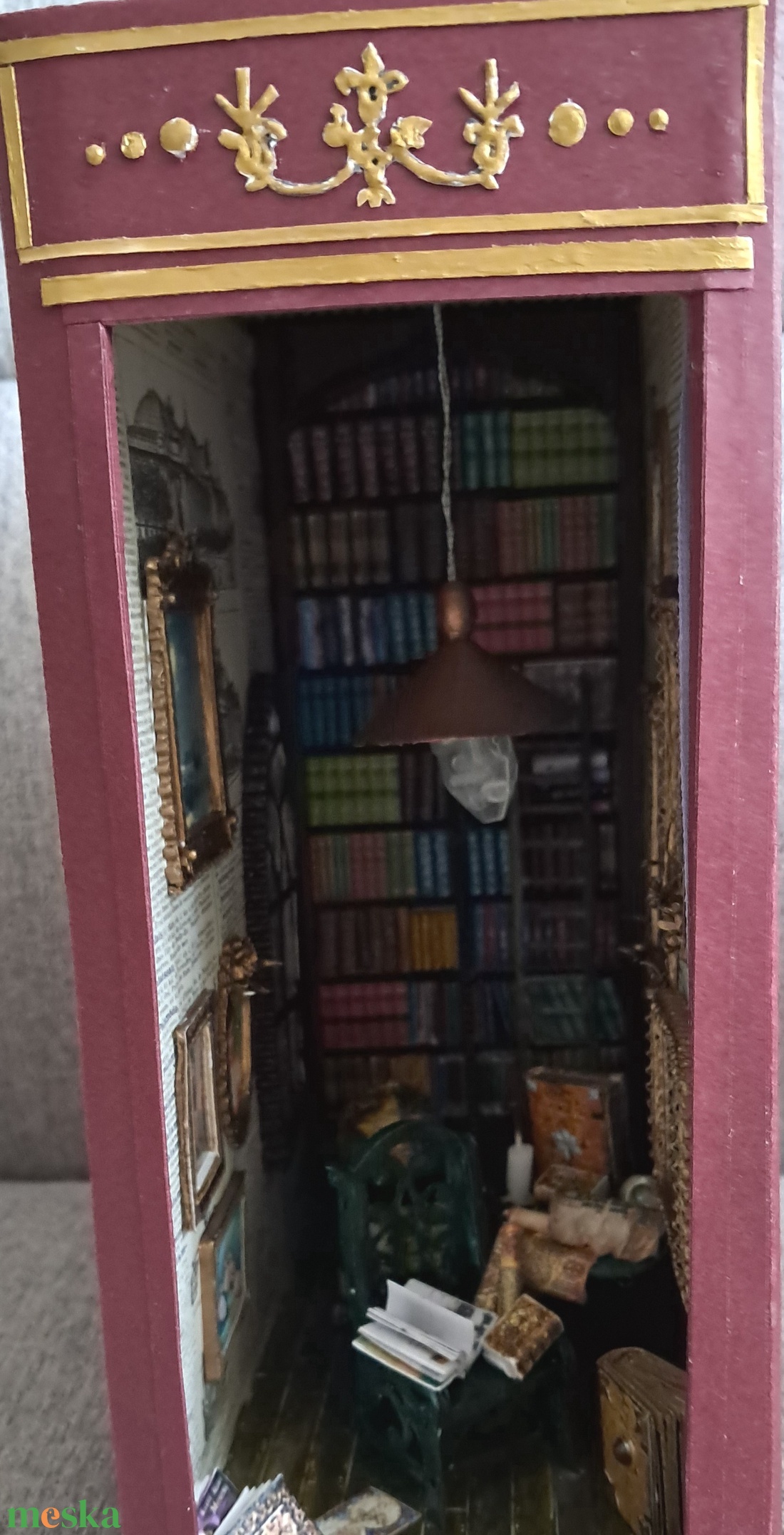 Könyv - könyvtámasz világítással - otthon & életmód - dekoráció - asztal és polc dekoráció - könyvtámasz - Meska.hu