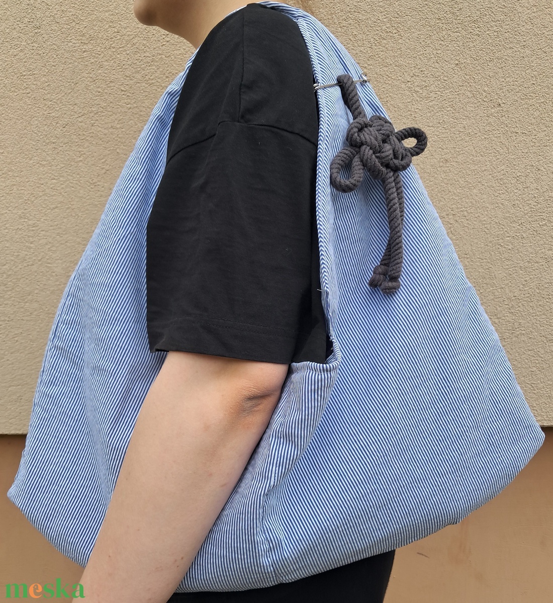 Hétköznapi shopper táska - táska & tok - kézitáska & válltáska - válltáska - Meska.hu
