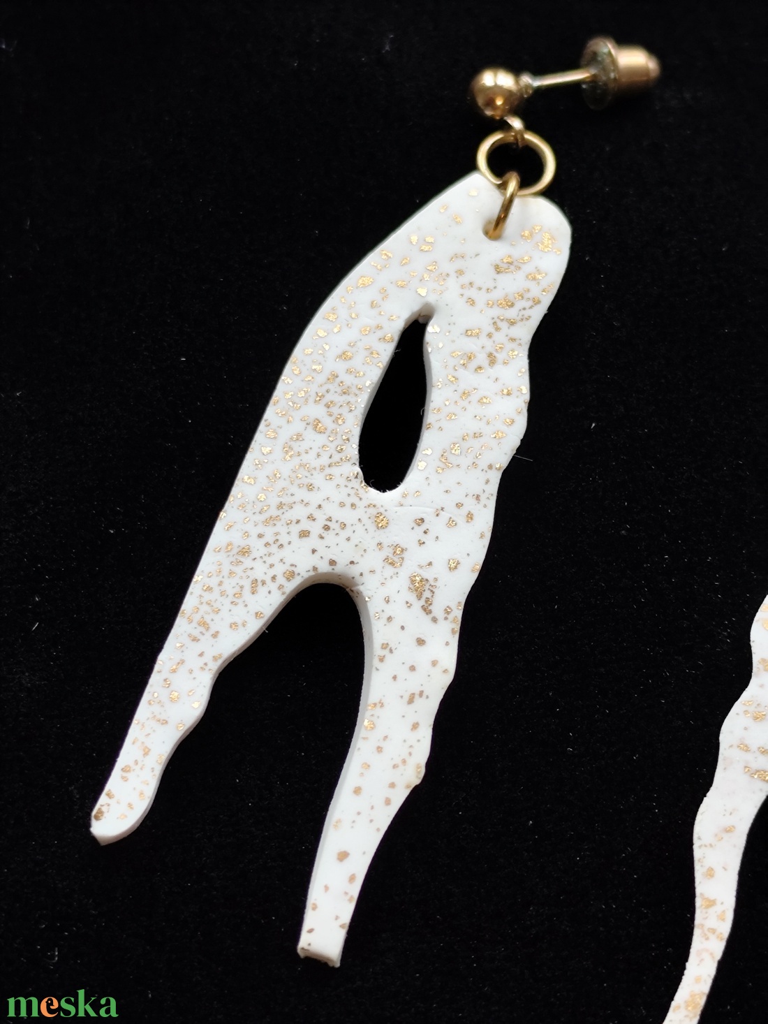 Azariah fülbevaló  - ékszer - fülbevaló - lógó fülbevaló - Meska.hu