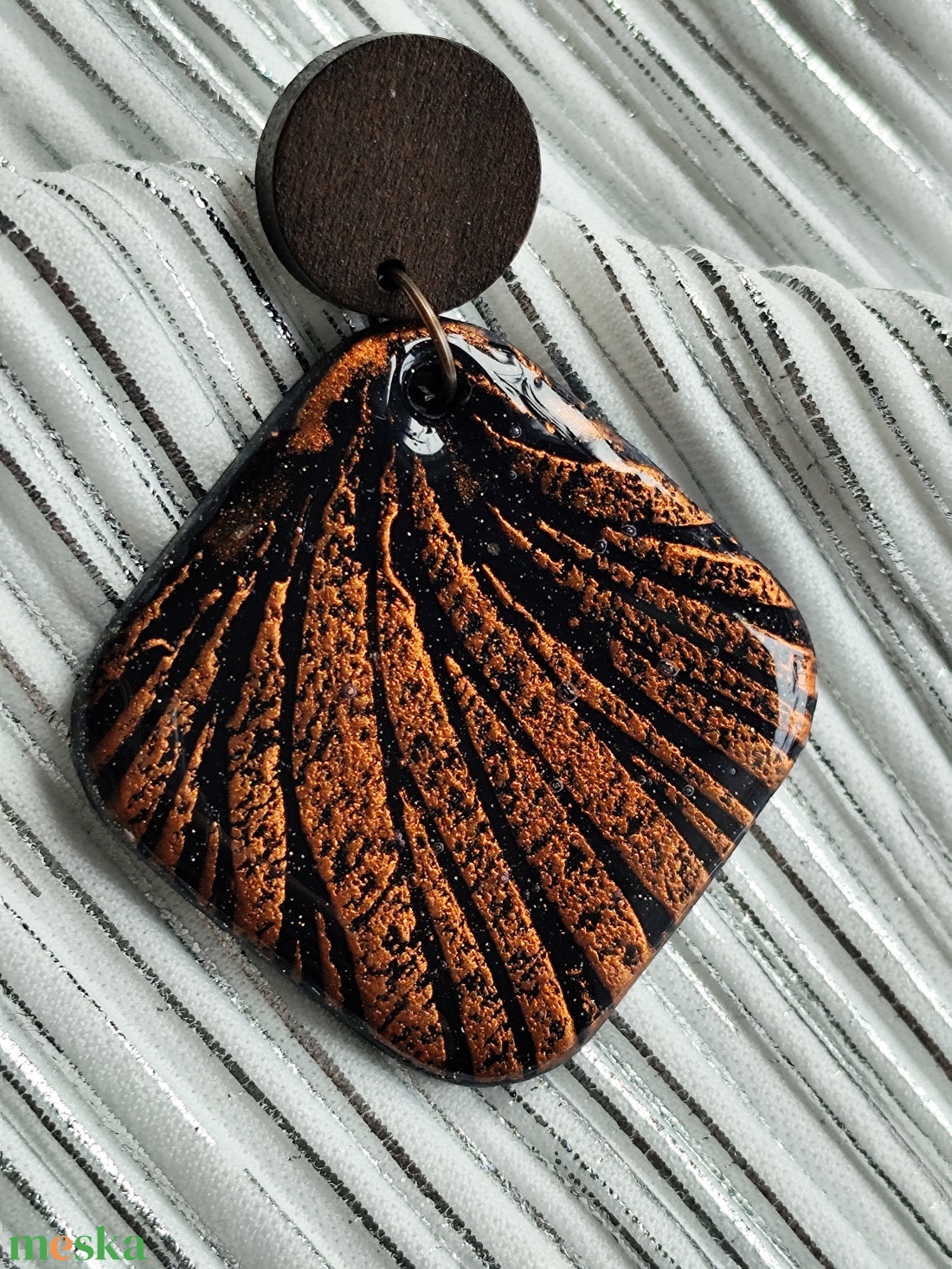 Bronz fülbevaló  - ékszer - fülbevaló - lógó fülbevaló - Meska.hu