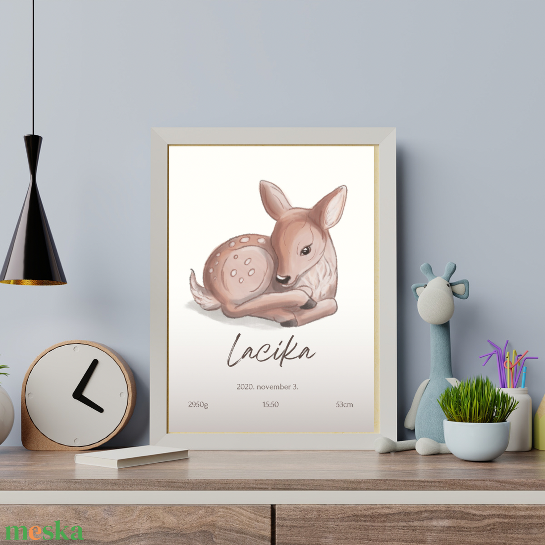 Őzikés emlékőrző fali kép - otthon & életmód - dekoráció - kép & falikép - poszter - Meska.hu Őzikés emlékőrző fali kép - otthon & életmód - dekoráció - kép & falikép - poszter - Meska.hu