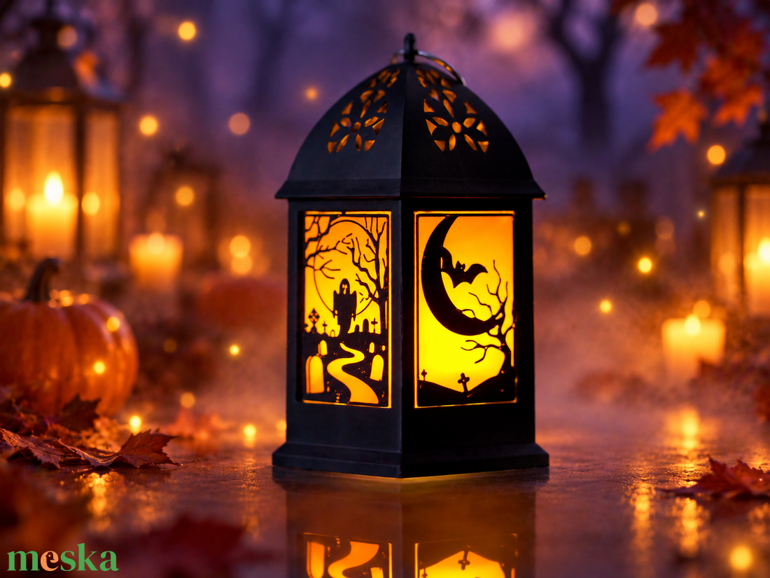 Halloween-i lámpás Kicsi - otthon & életmód - dekoráció - halloween - halloweeni lámpás - Meska.hu