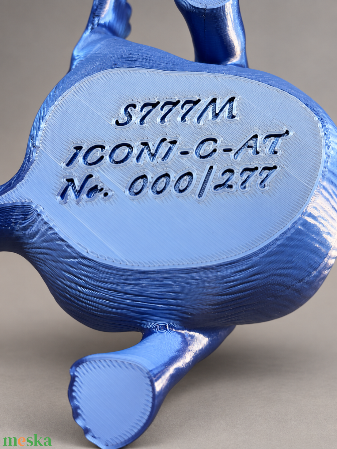 ICONI-C-AT ! AZ ! IKONIKUS KÉK VARÁZSMACSKA - SORSZÁMOZOTT LIMITÁLT -TITKOS KINCS  - otthon & életmód - dekoráció - dekoratív figurák és szobrok - Meska.hu