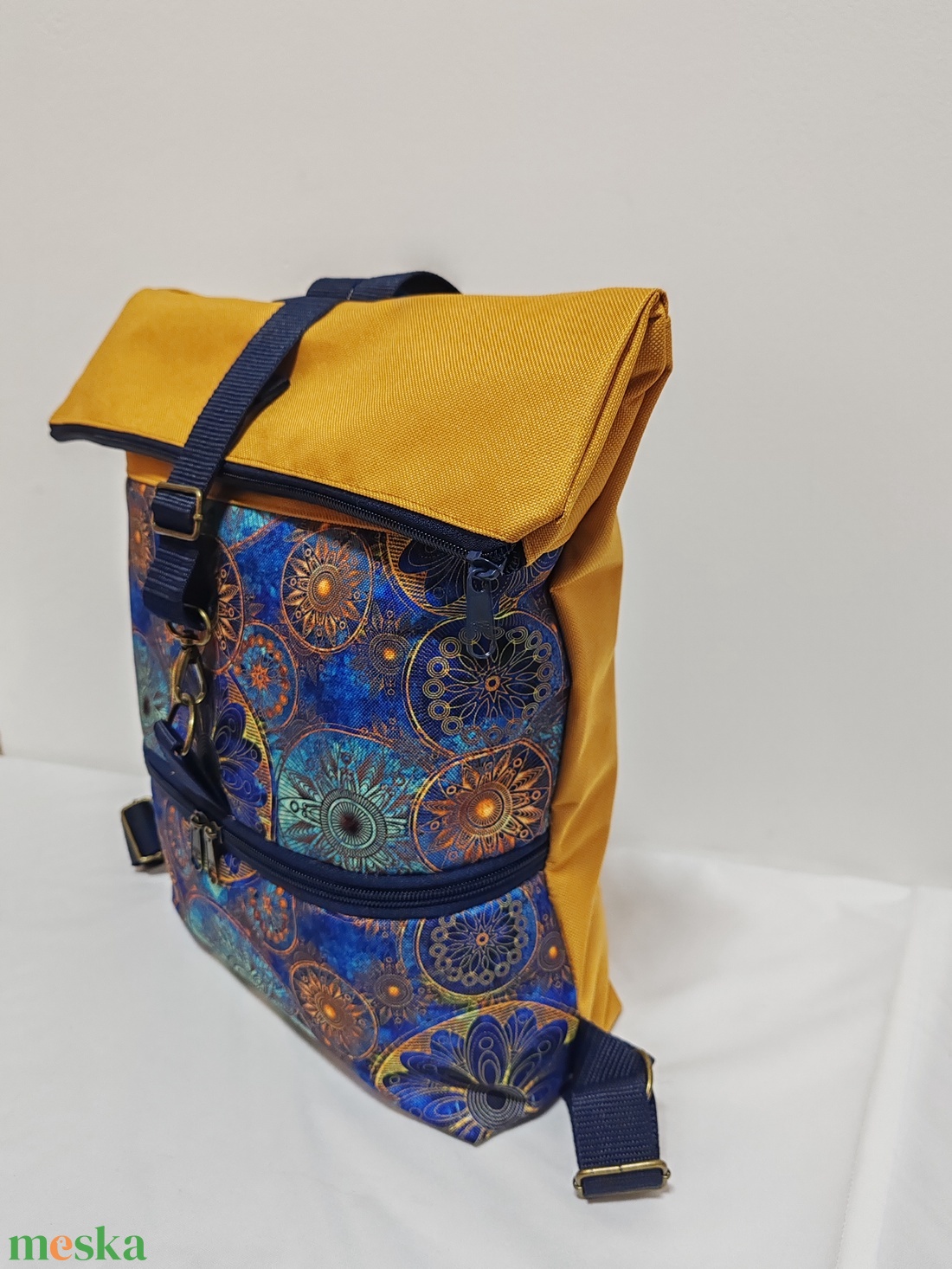 Roll-Top Hátizsák - táska & tok - hátizsák - roll top hátizsák - Meska.hu