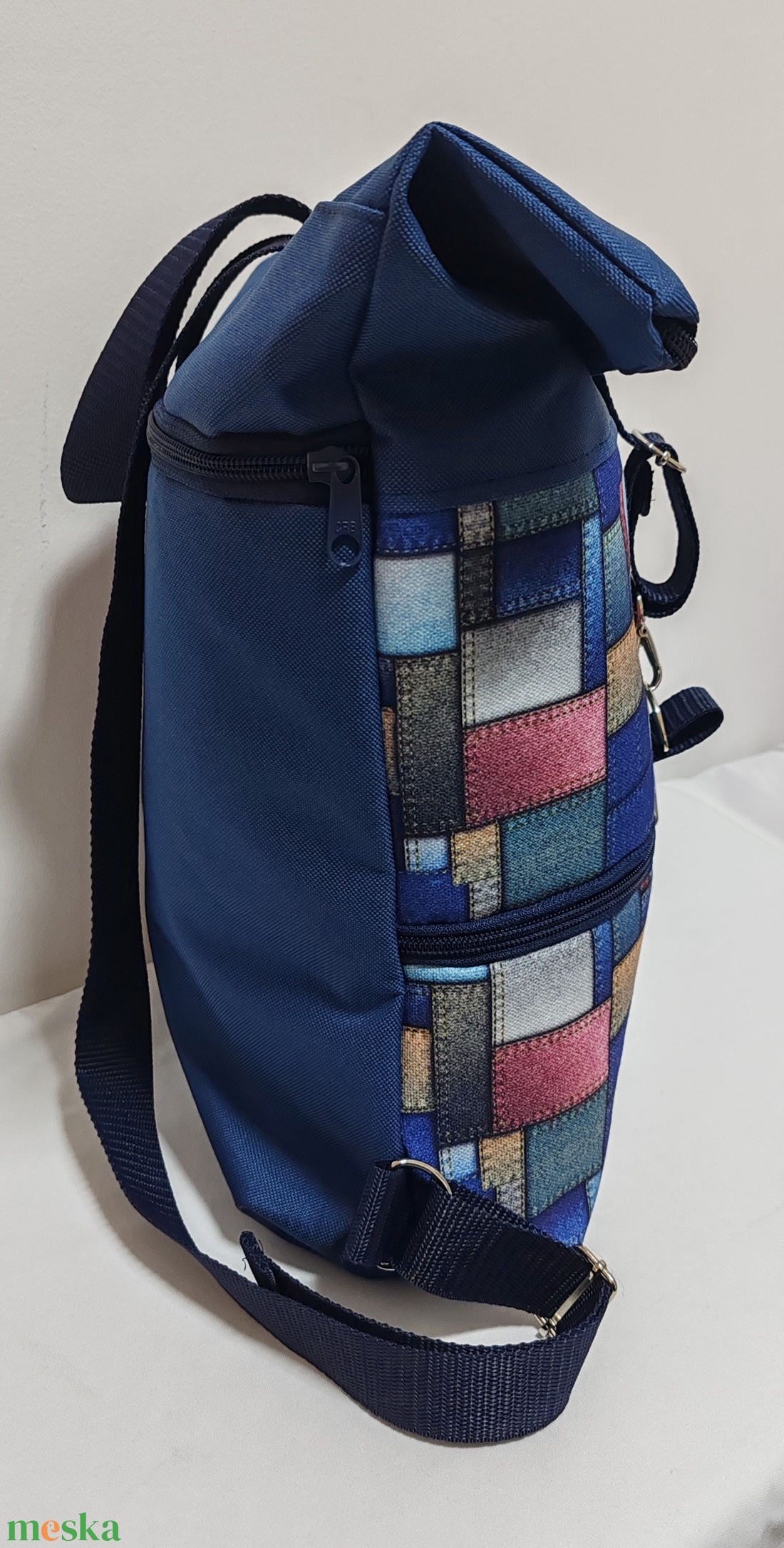 Roll-Top Hátizsák - táska & tok - hátizsák - roll top hátizsák - Meska.hu